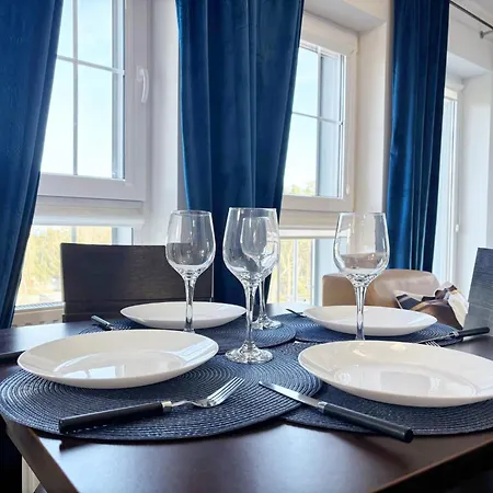 Bursztyn Seaview - Bryza - Promenada - 100 Metrow Od Morza Daire Swinoujscie